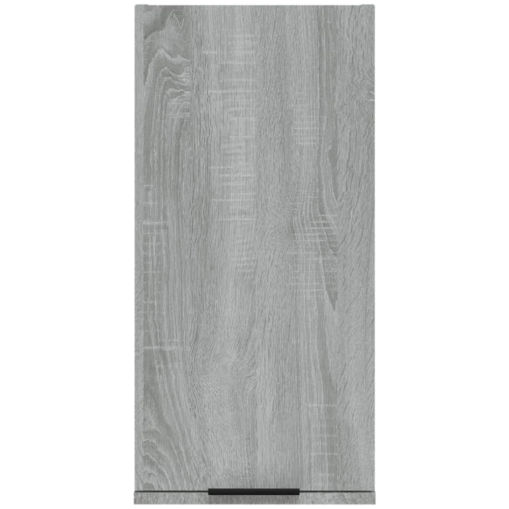 vidaXL Single Door Grey Bathroom Cabinet Image 4