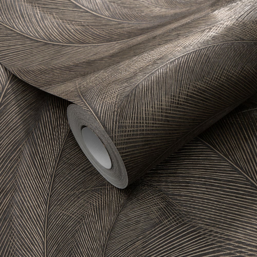 Erismann Elysium Plume Brown Wallpaper Image 2