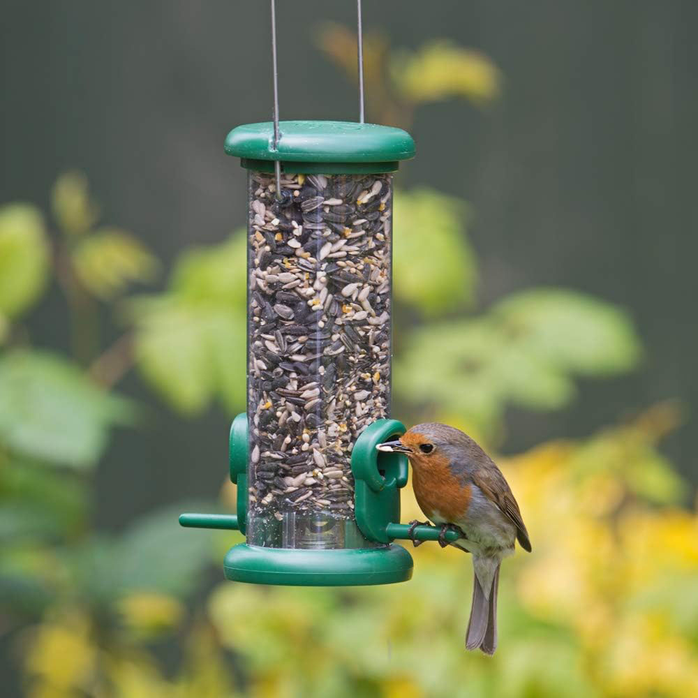 Happy Beaks Jacobi Jayne Ring Pull 2 Port Small Hanging Bird Seed Feeder Image 6