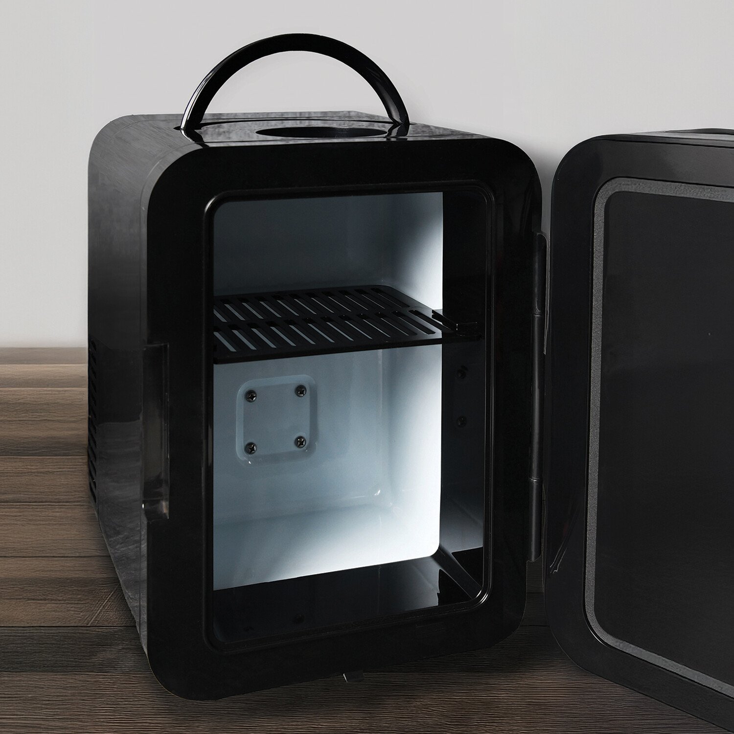 Kitchen Master Mini Fridge 4L Black Image 6