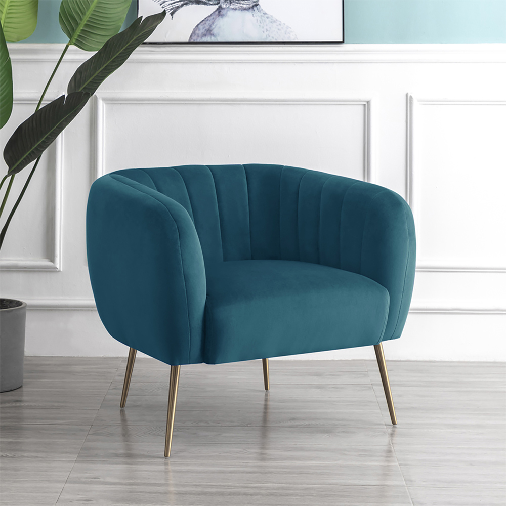 Artemis Home Matilda Teal Accent Chair Image 3