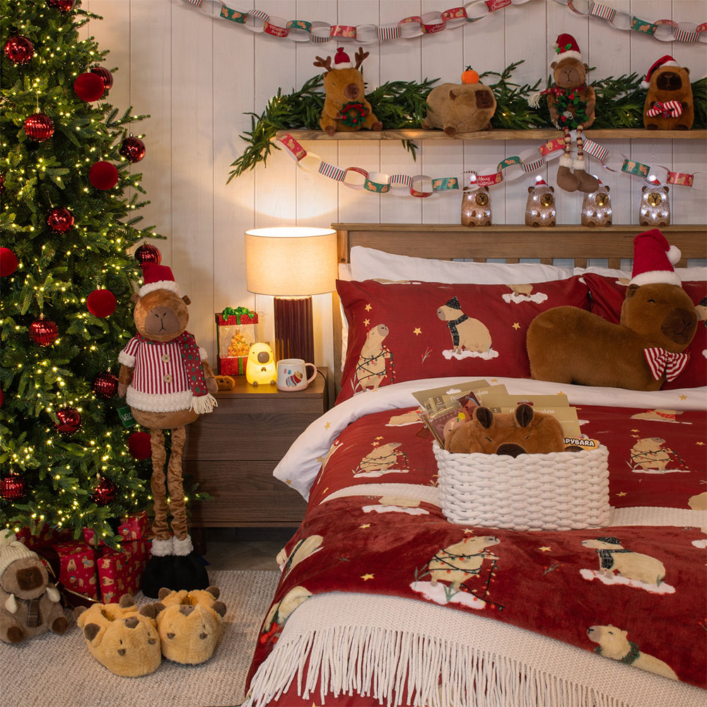 Extendable Christmas Capybara Decoration Image 3