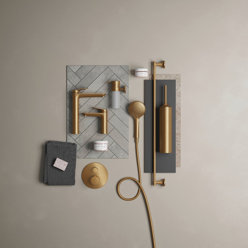 Duravit MinusFlow Brushed Bronze Jet Hand Shower Image 6