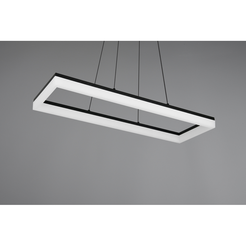 TRIO Camino Matt Black LED Pendant Light Image 9