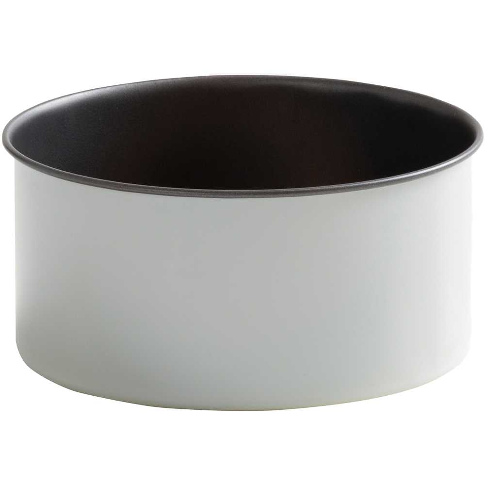 Wham PushPan 18cm Light Grey and Pewter Deep Tin Image 1