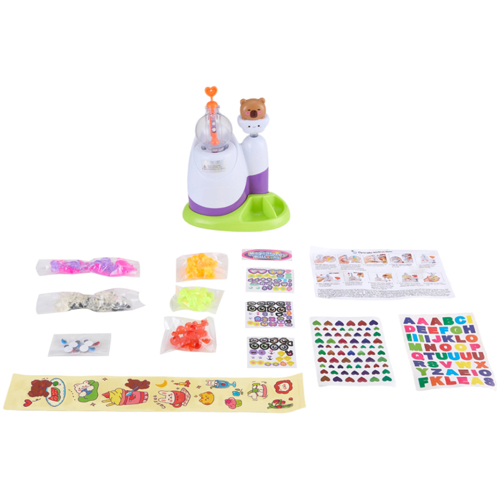 H&O Direct 320 Piece Kids Pink Capybara DIY Bubble Making Kit Image 1