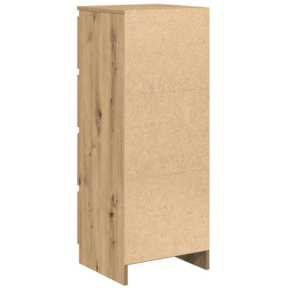 vidaXL 4 Drawer Artisan Oak Sideboard Image 8