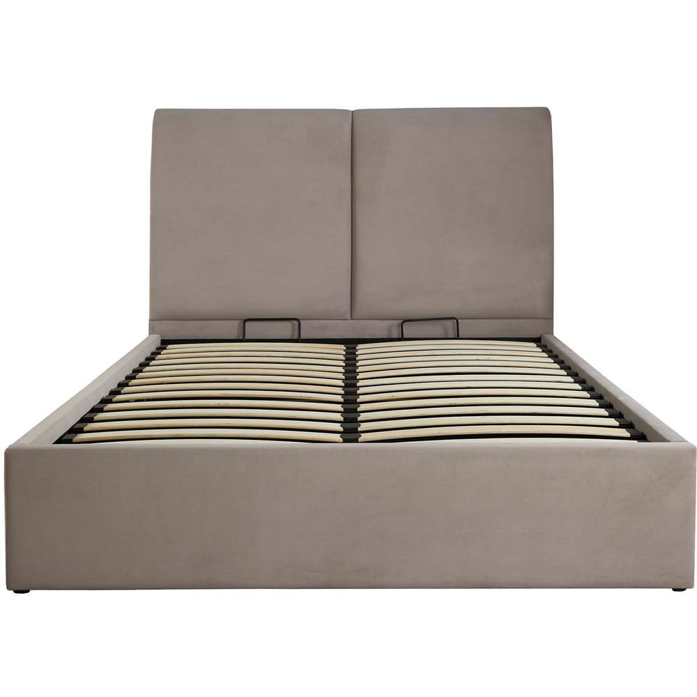 GFW Montrel Double Natural Ottoman Bed Image 4
