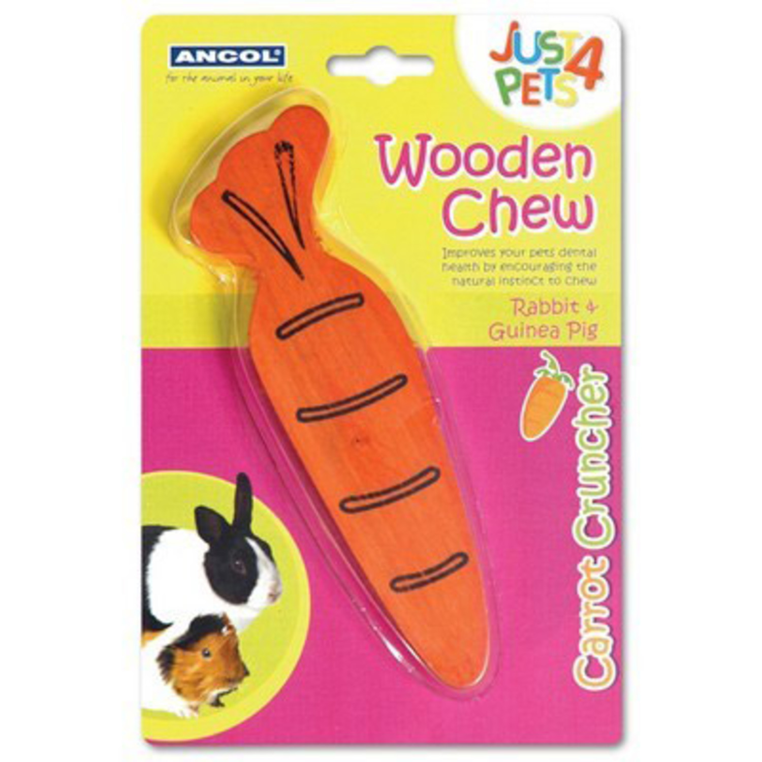 Carrot Cruncher Wooden Chew Image