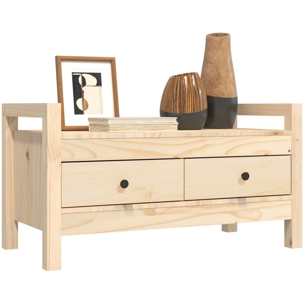vidaXL 2 Drawer Small Shoe Bench Image 6