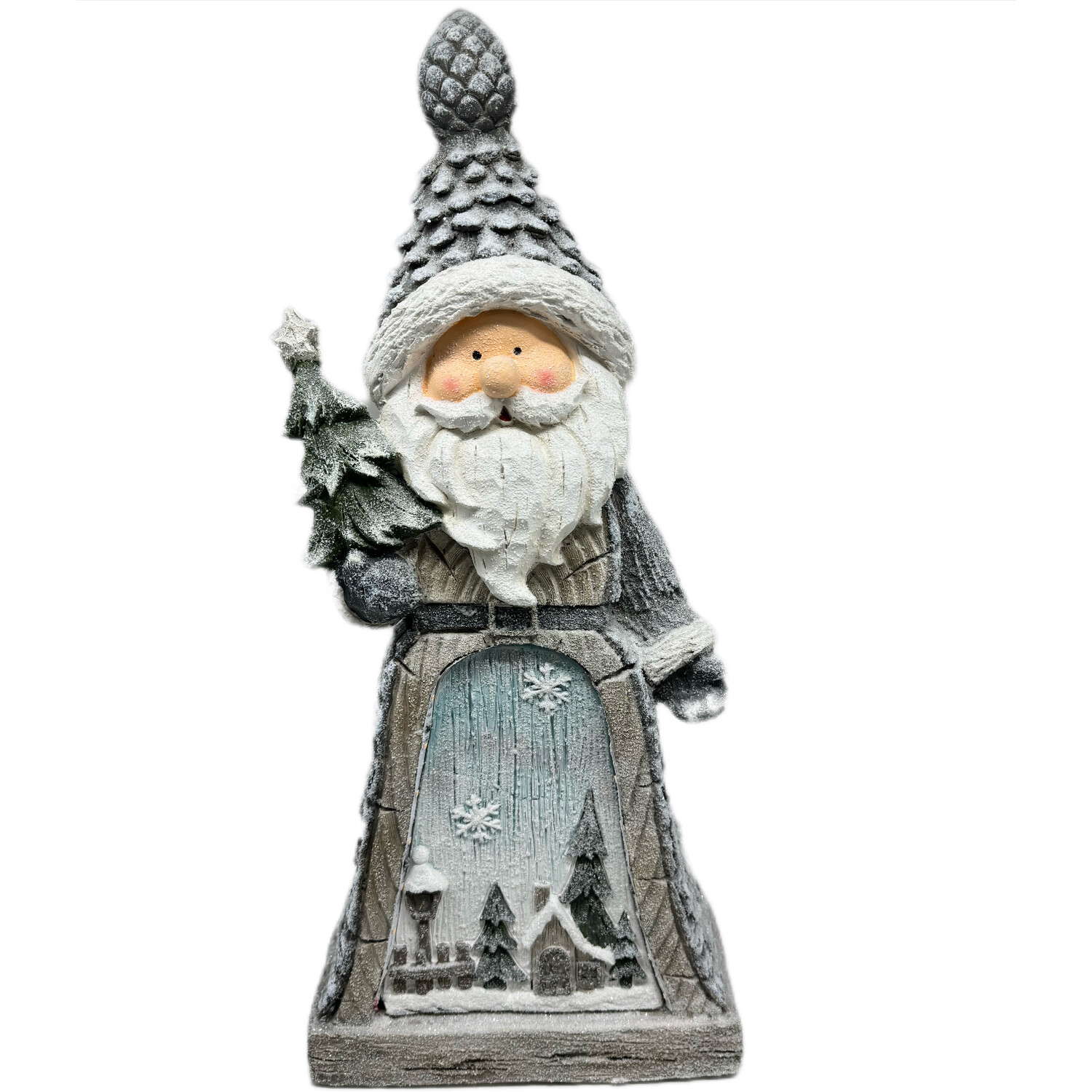 Frosted Winter LED Santa Image 1