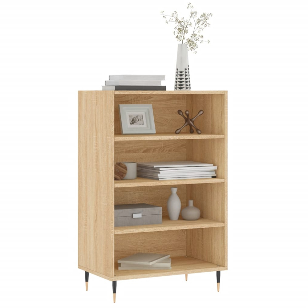 vidaXL 4 Shelf Sonoma Oak Highboard Image 3
