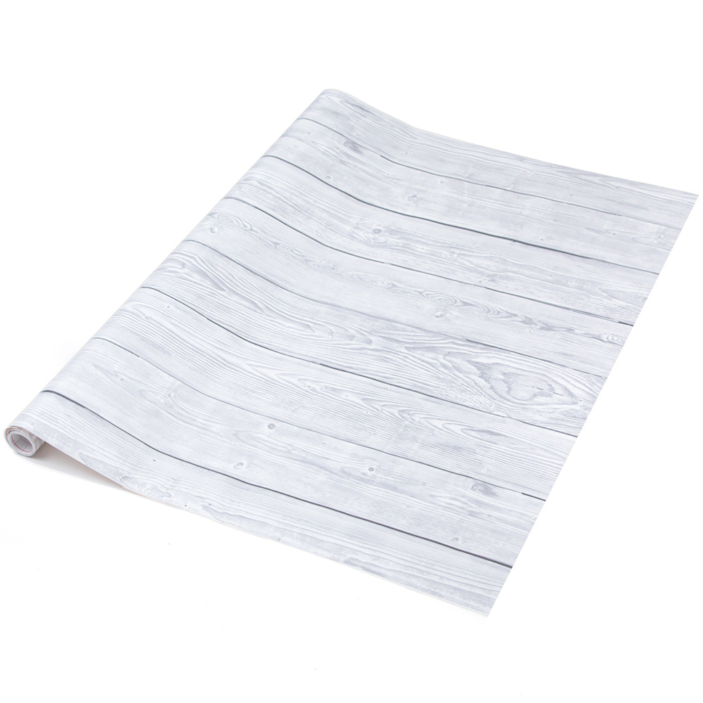 d-c-fix Shabby Wood Planks Grey Sticky Back Plastic Vinyl Wrap Film 67.5cm x 10m Image 2