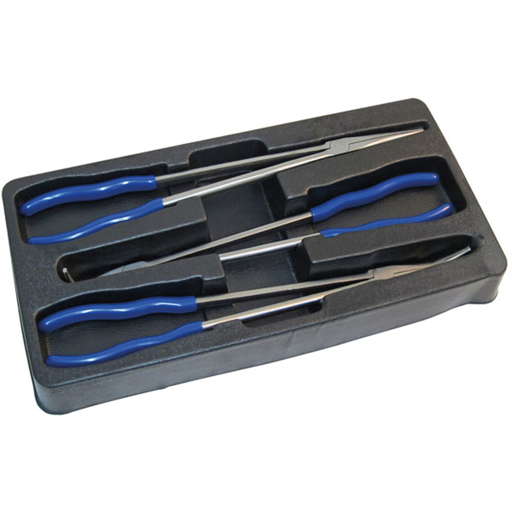 Laser 3 Piece Long Reach Plier Set with Moulded Tray Image 5