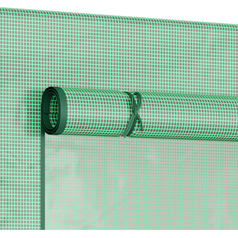Outsunny Green 6.5 x 2.5ft Walk In Greenhouse Image 3