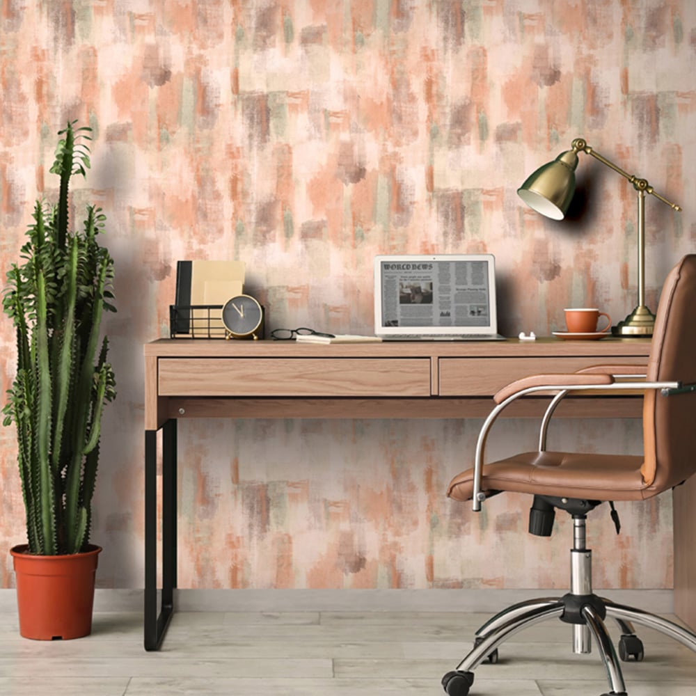 Arthouse Painterly Pattern Neutral Wallpaper Image 4