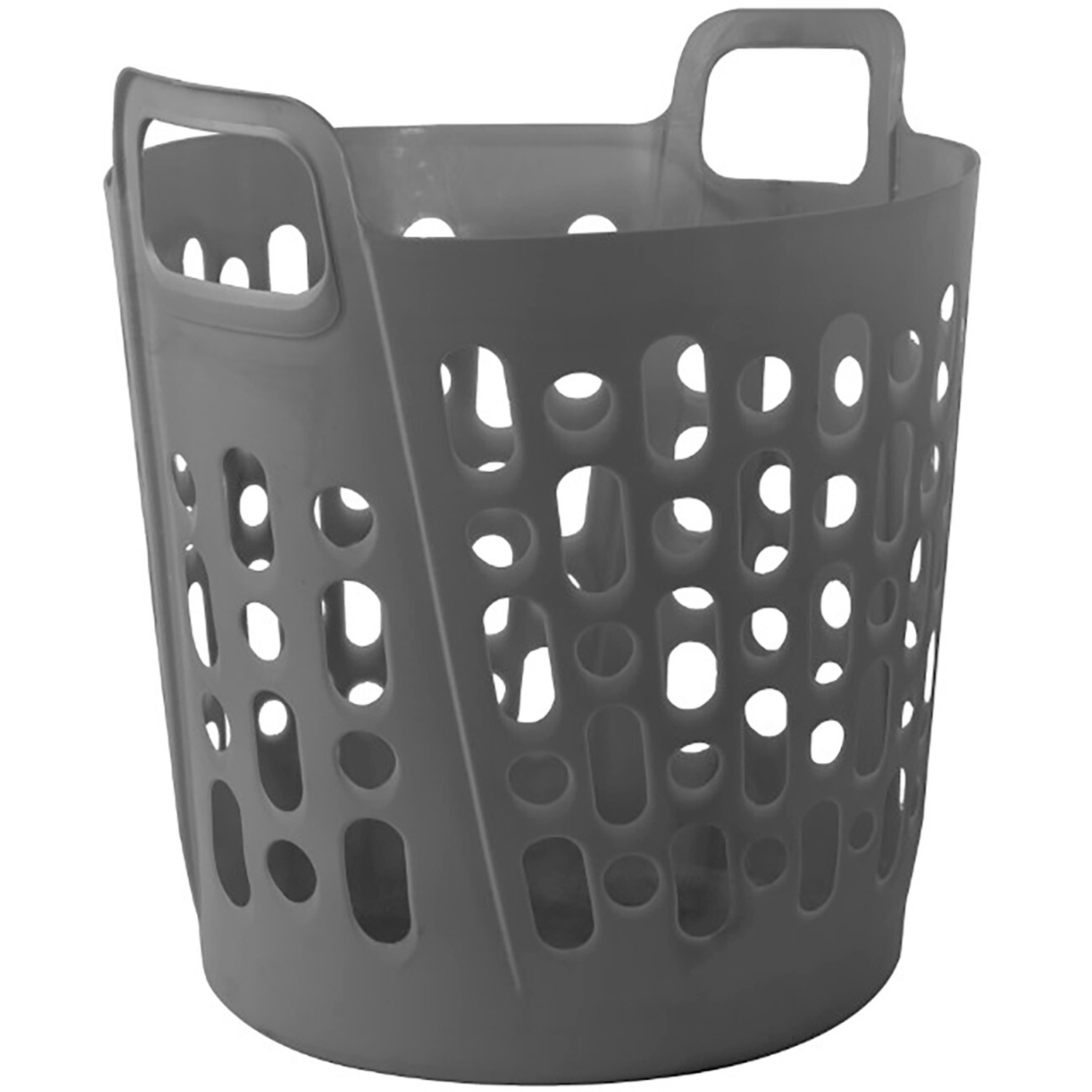 Flexi Round Basket - Grey / 30l Image