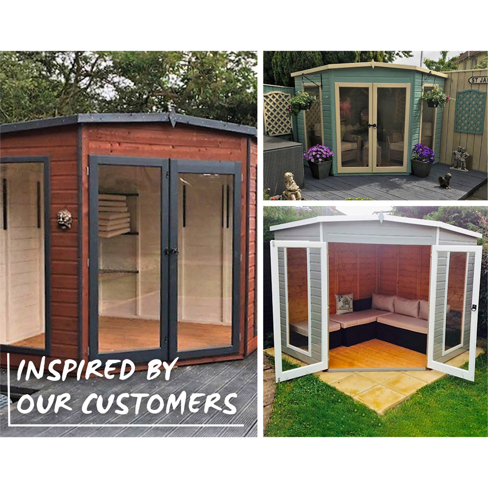 Shire Barclay 8 x 8ft Double Door Traditional Summerhouse Image 7