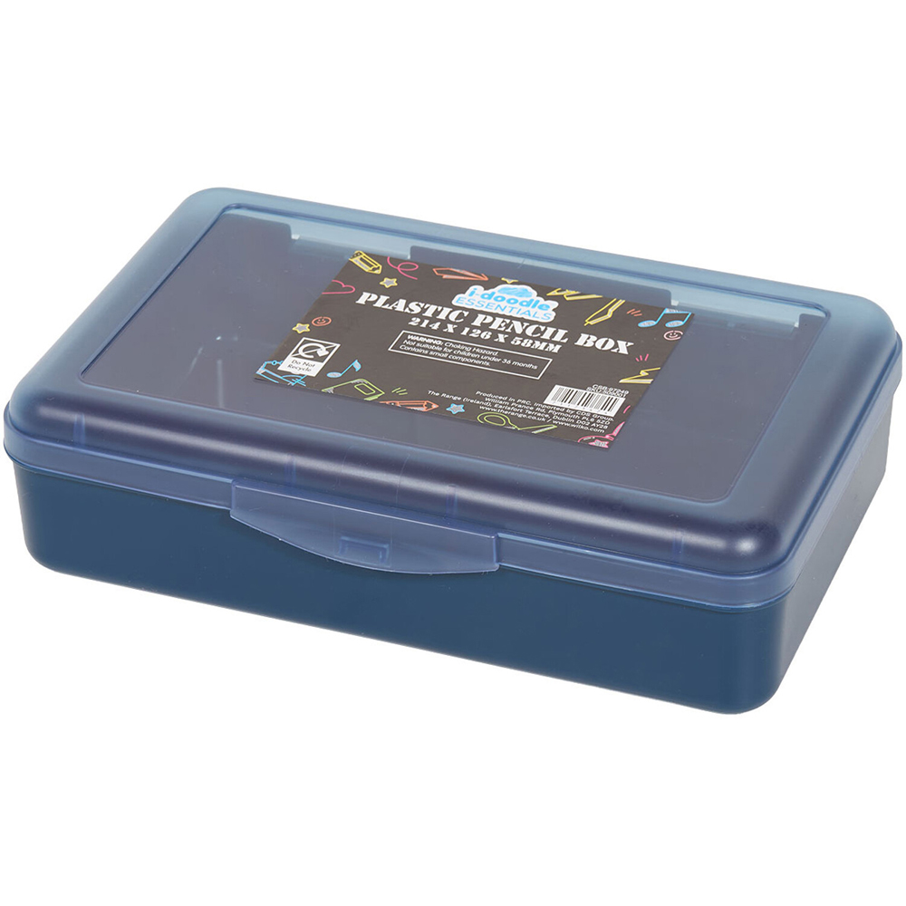 Rectangular Plastic Pencil Box Image 6