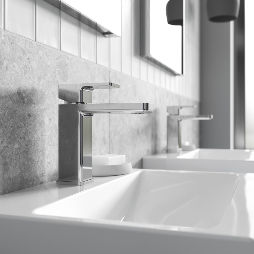 nuie Windon Chrome Mono Basin Mixer Image 2