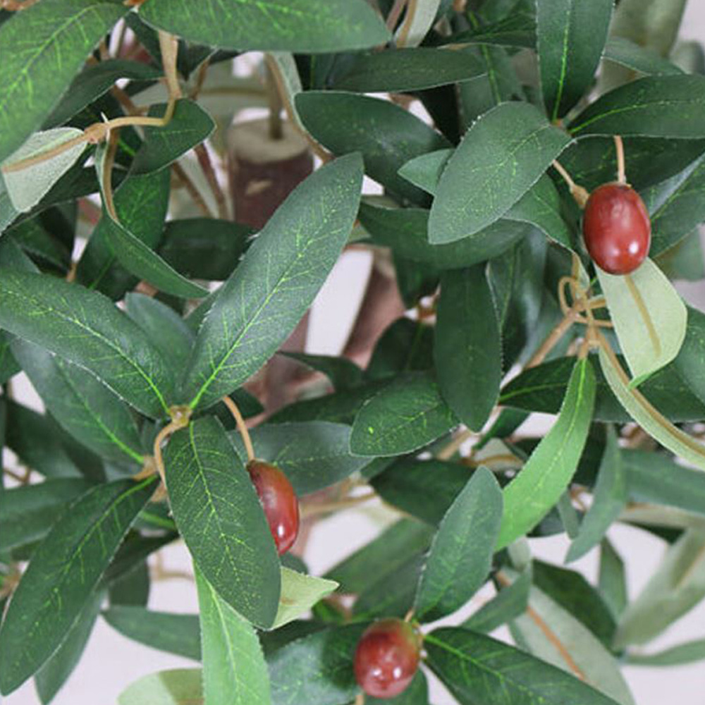 Leaf Artificial Olive Bay Topiary Tree Pot 90cm Image 2
