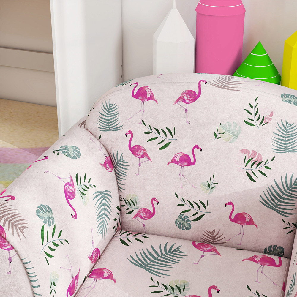 AIYAPLAY Pink Flamingo Kids Armchair Image 3
