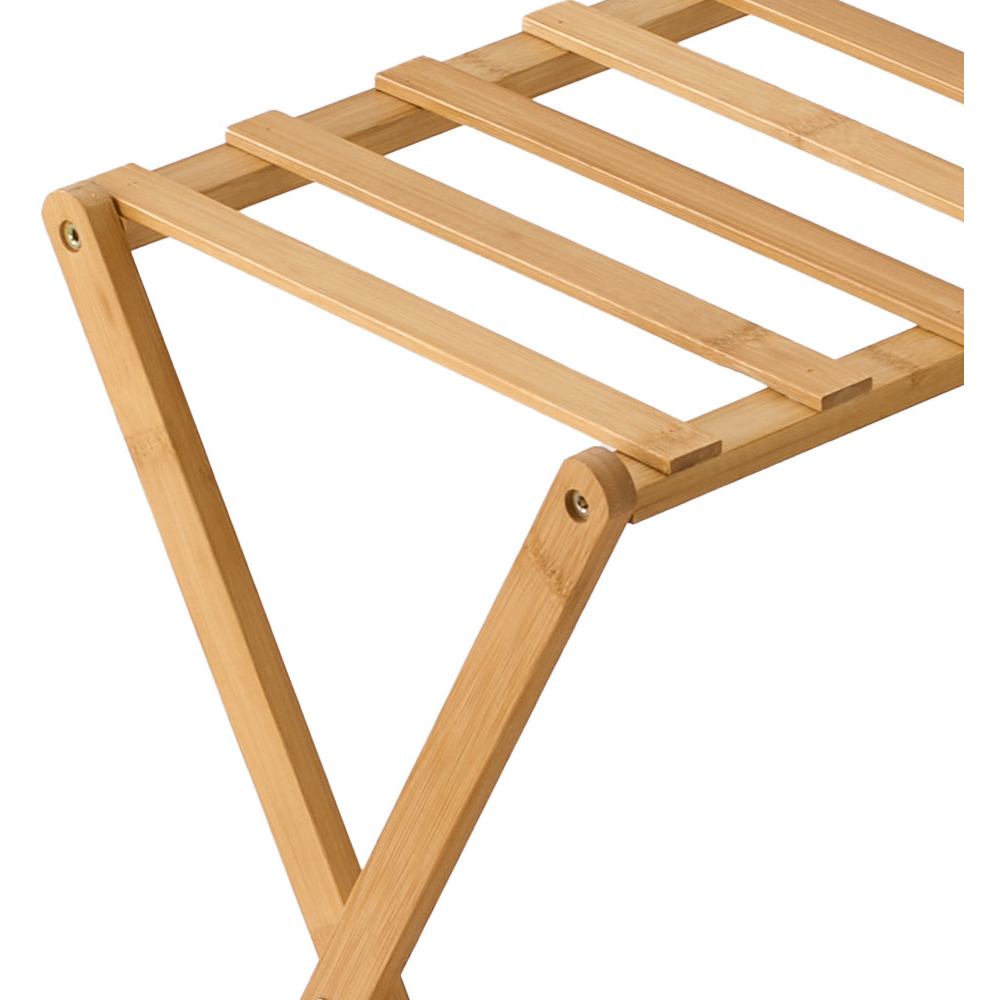 Living and Home 2 Shelf Bamboo Storage Shelf Image 3