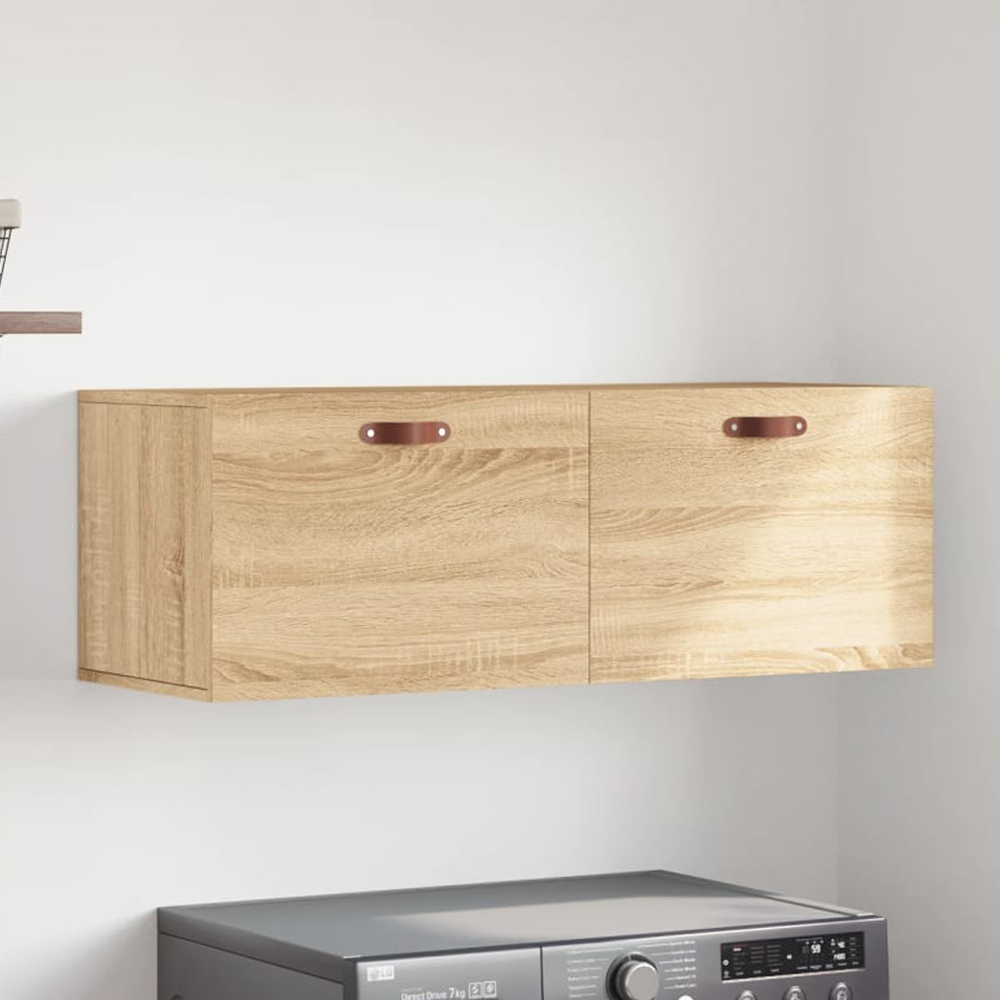 vidaXL 2 Door Sonoma Oak Wall Cabinet Image 1