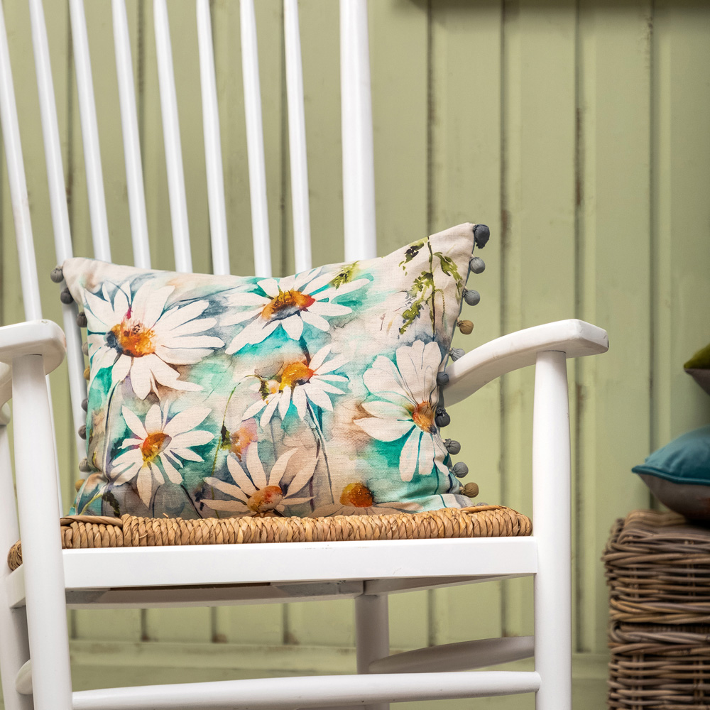 Voyage Maison Prairie Biscay Printed Feather Cushion 45 x 55cm Image 2