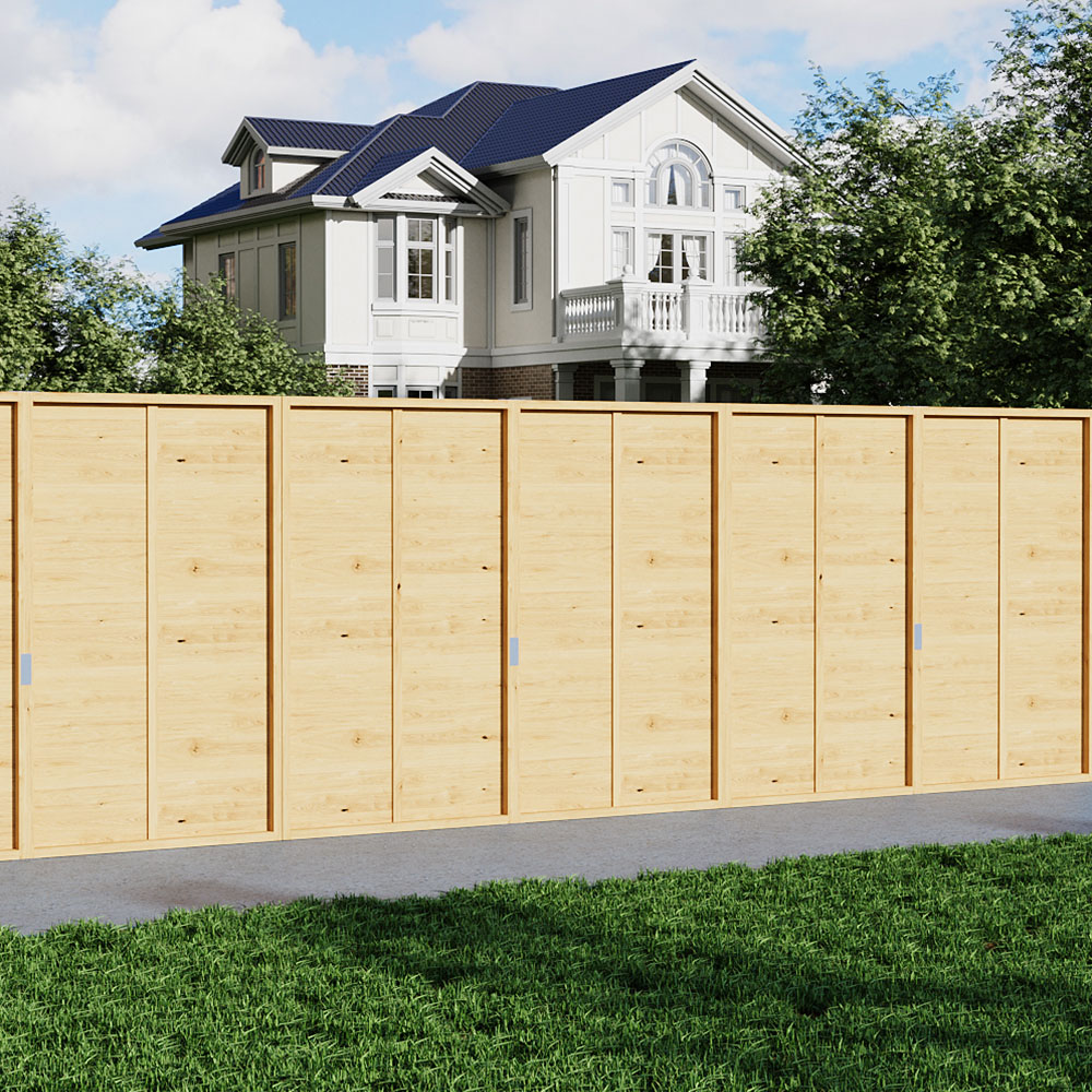 Living and Home Wooden Fence Panel 150 x 180cm Image 7
