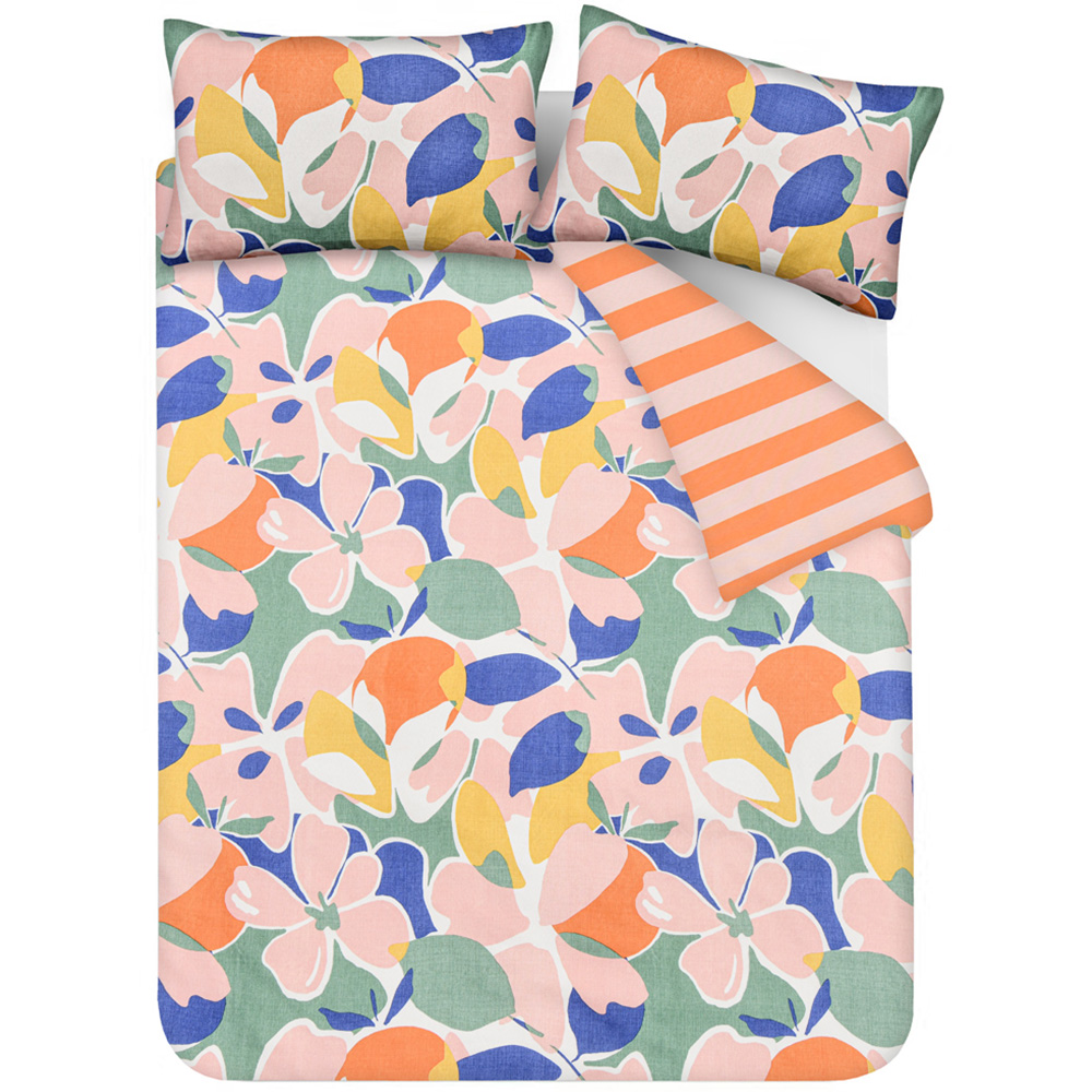 Smart Living Double Abstract Floral Duvet Cover Set Image 3