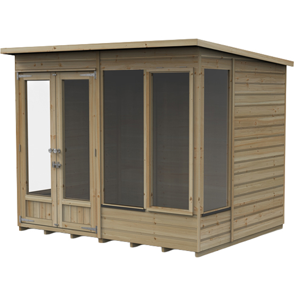 Forest Garden Beckwood 7 x 5ft 2 Opening Pent Summerhouse Image 1