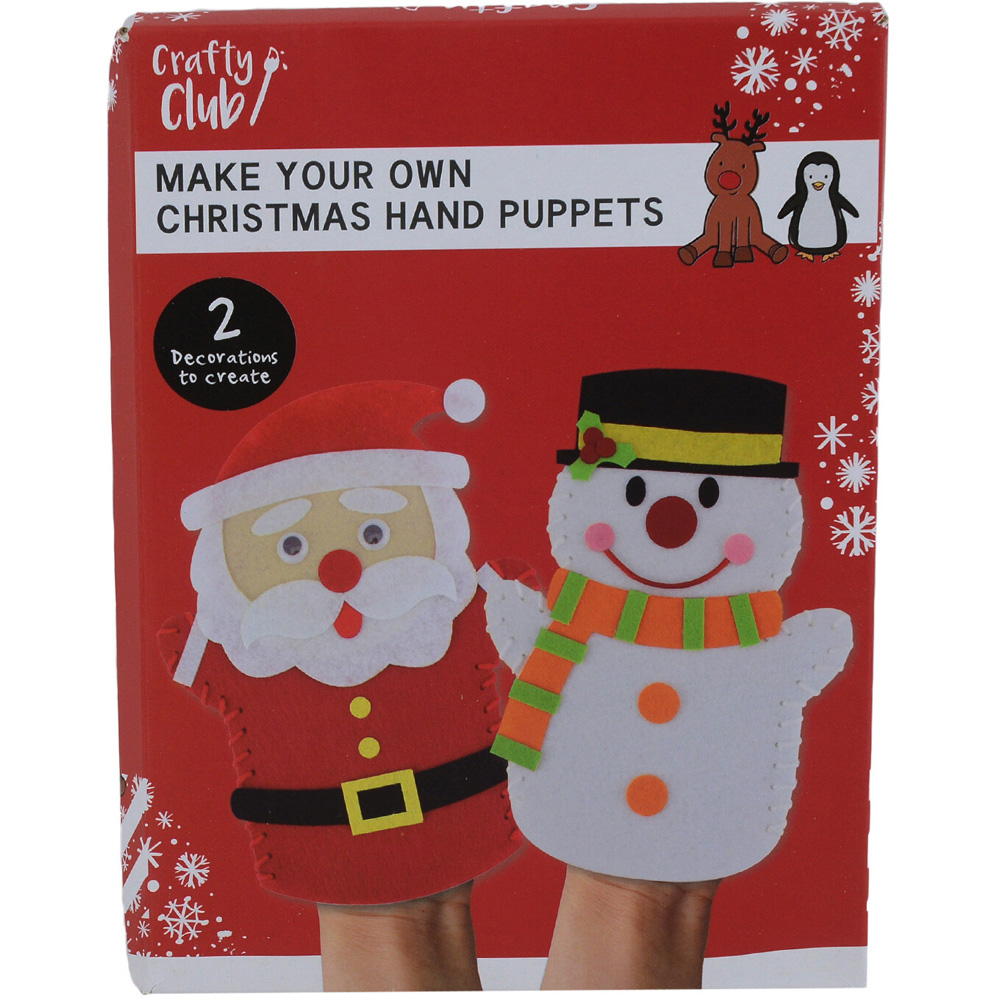 Make Your Own Christmas Hand Puppets Image