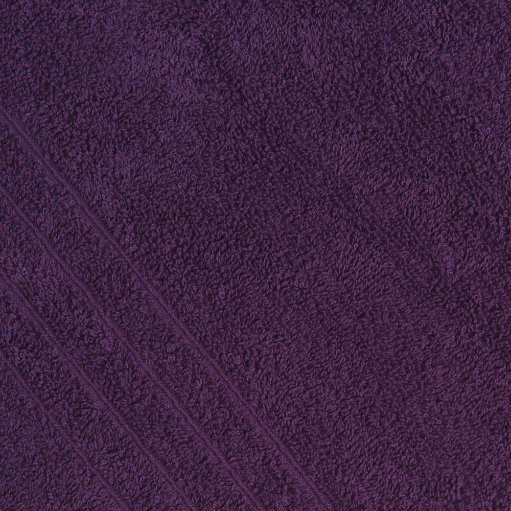 Wilko Purple Bath Towel Image 2