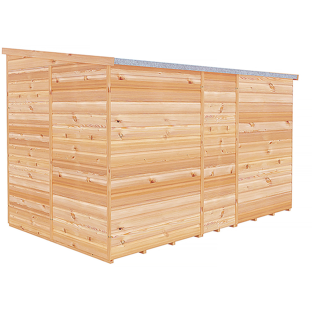 Shire 10 x 6ft Shiplap Pent Garden Shed Image 3