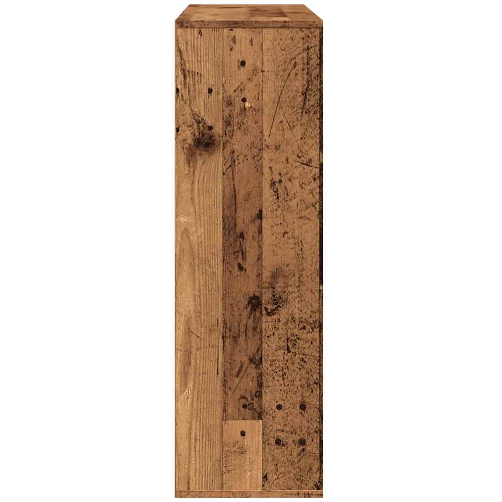 vidaXL 9 Shelf Old Wood Bookcase Image 5