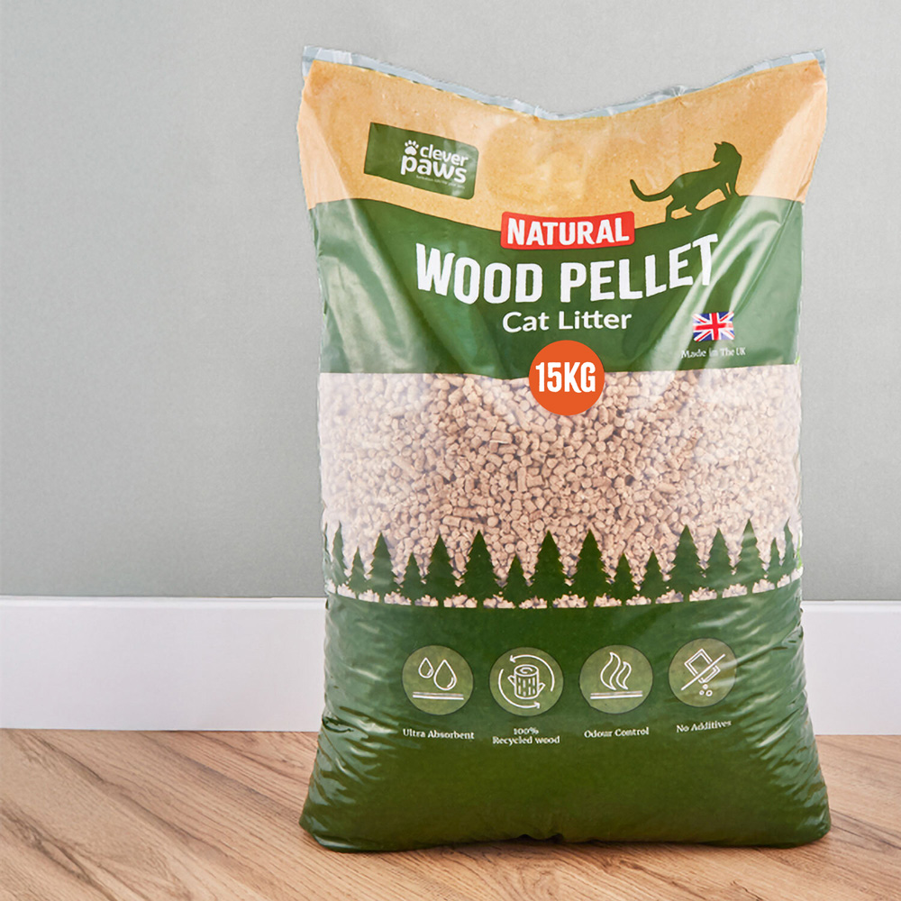 Natural Wood Pellet Cat Litter Image 2