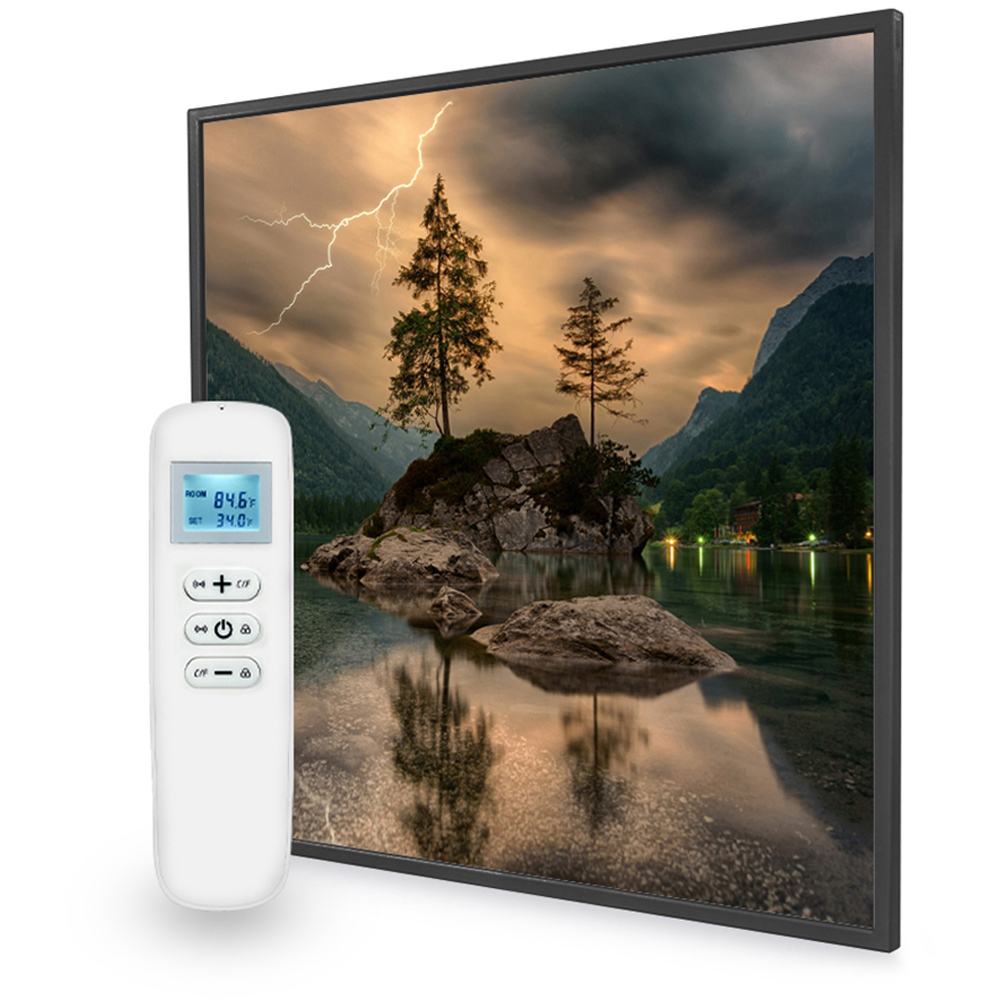 Mirrorstone Nexus Thunder Mountain Picture Wi-Fi Infrared Heating Panel 350W 595 x 595mm Image 3