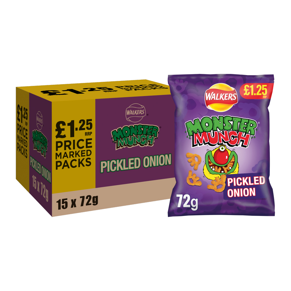 Walkers Monster Munch Pickled Onion 72g Image 2