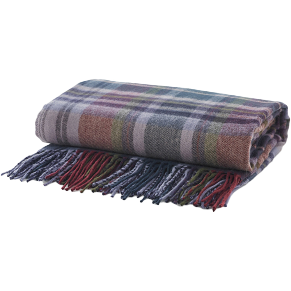The Lyndon Company Ashewell Check Acrylic Throw 140 x 185cm Image 1