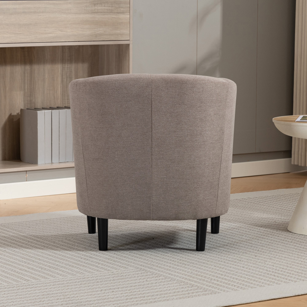 Artemis Home Beulah Brown Fabric Accent Chair Image 6