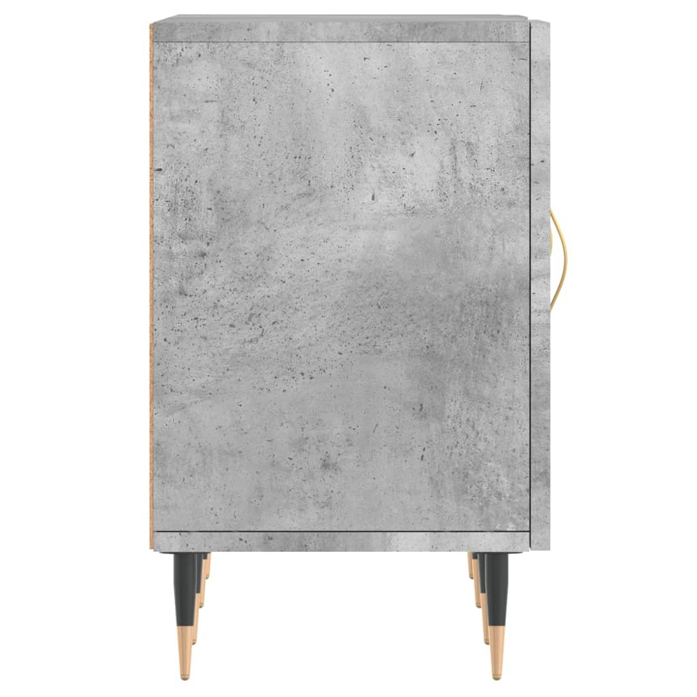 vidaXL 2 Door 2 Shelf Grey TV Cabinet Image 7