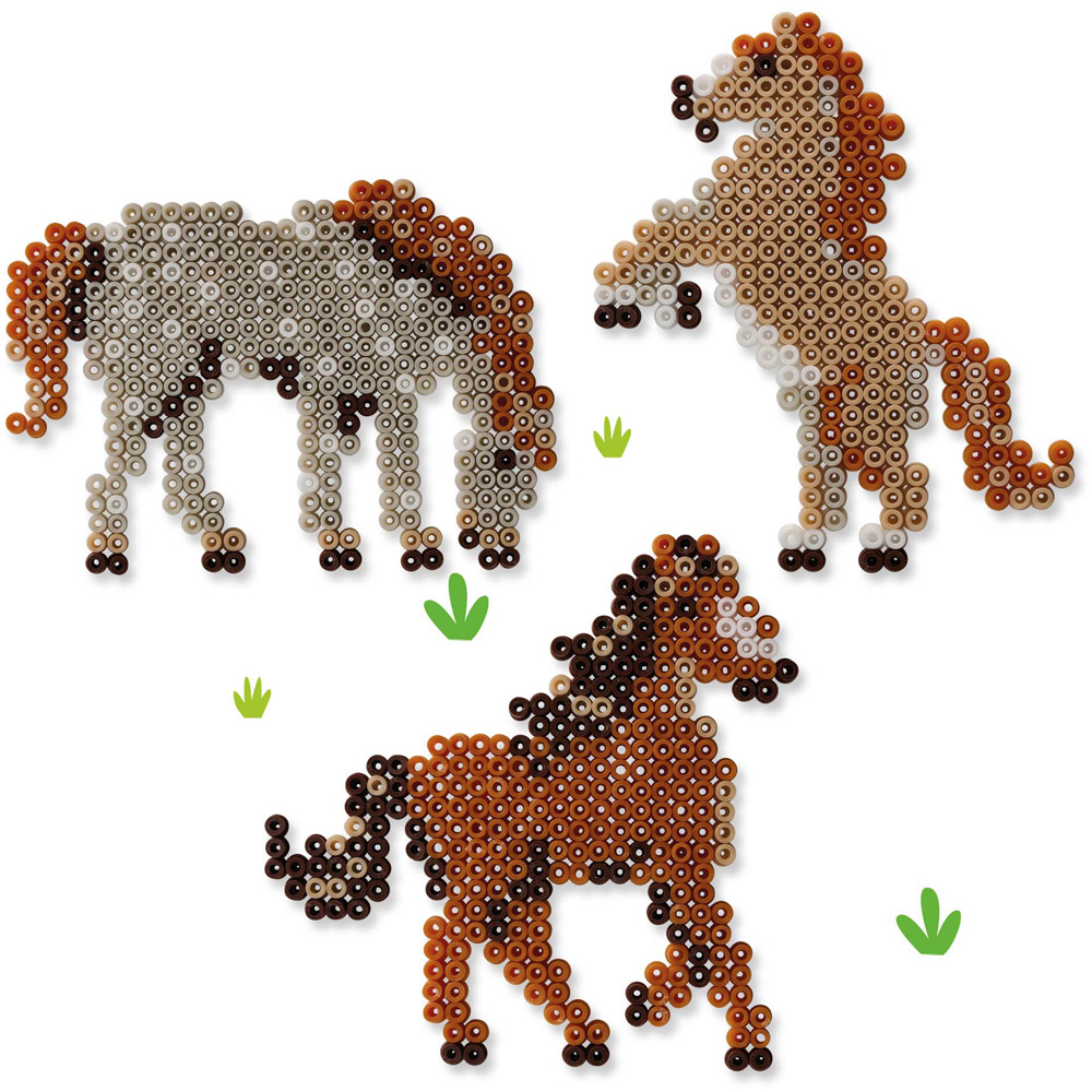 SES Creative Beedz Wild Horses Iron On Beads Kit 2100 Piece Image 3
