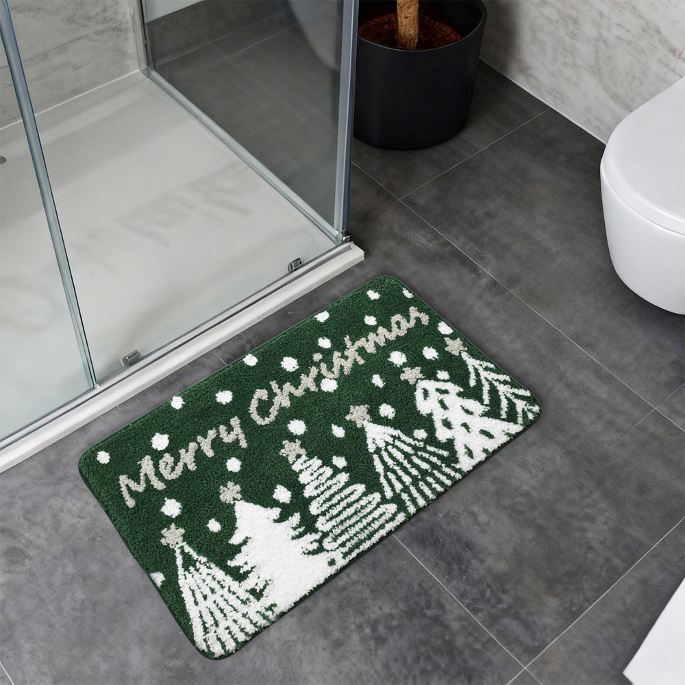 Christmas Trees Bath Mat Image 2