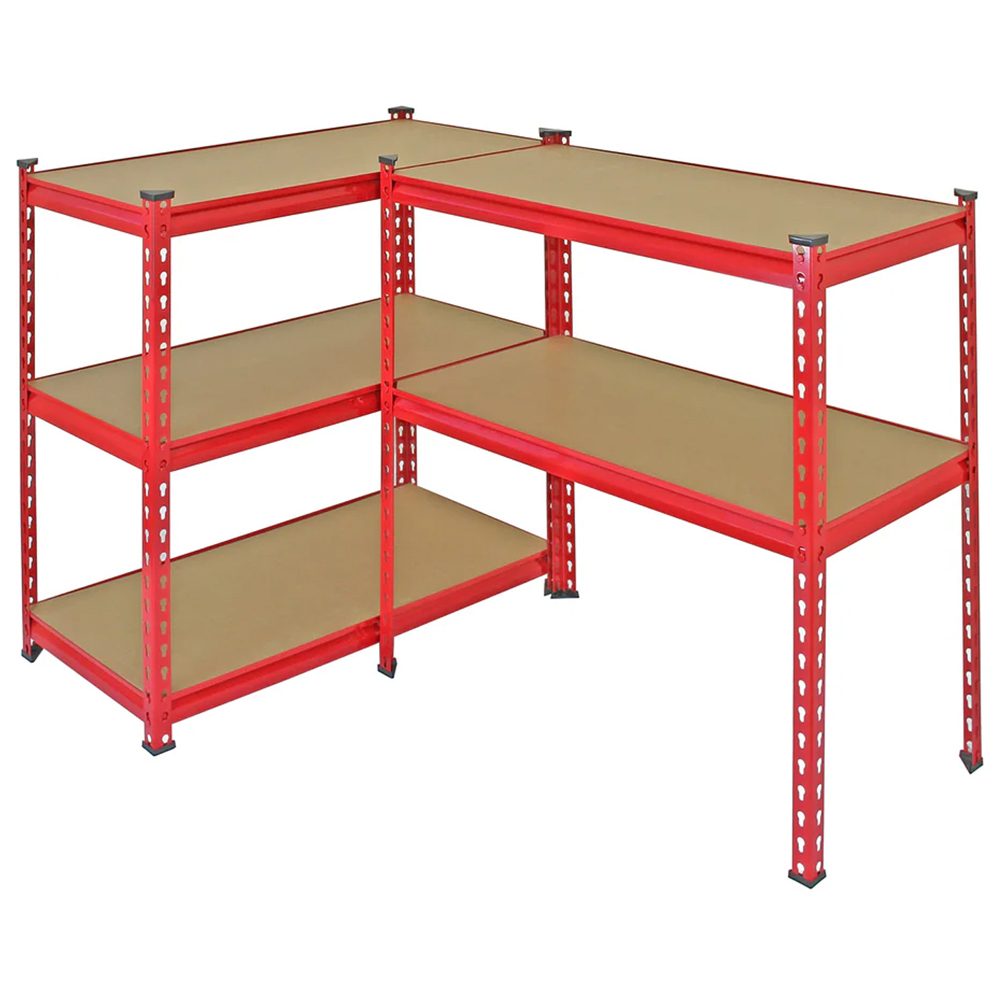 Monster Shop Z-Rax Red Metal Racking Units with Mallet 90cm 4 Pack Image 5