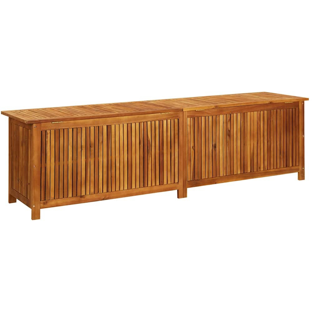 Walplus Brown Solid Acacia Wood Polyethylene Storage Box 43 x 189 x 42cm Image 5