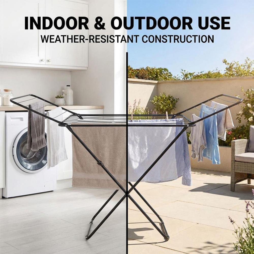 House Of Home Extendable Wing Airer Image 4