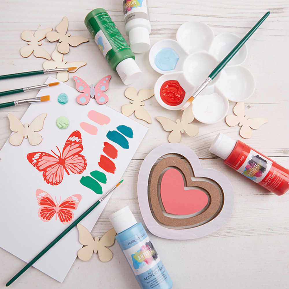 Bee & Bumble Multicoloured Acrylic Craft Box Craft Kit Image 2