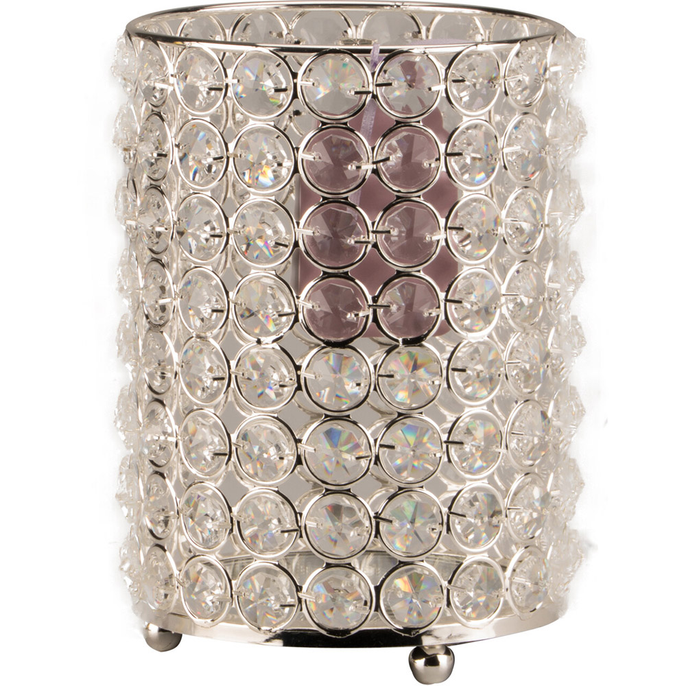Large Crystal Candle Holder Image