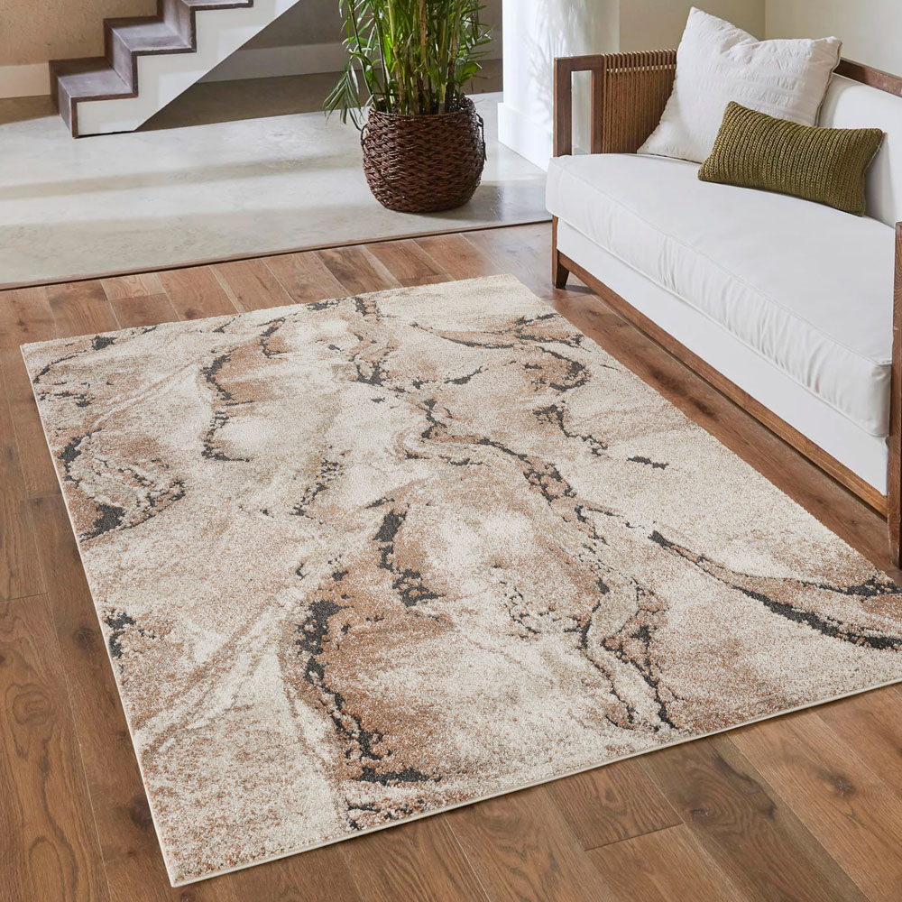 Desire Rugs Essence Terracotta Abstract Rug 60 x 220cm Image 6